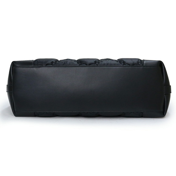 Gucci GG Matelasse Hand Tote Bag Black Nylon Leather - Picture 7 of 9